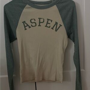Pink Republic Aspen Graphic Long Sleeve Tee